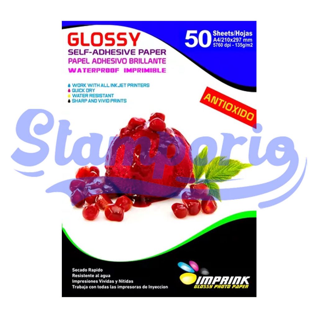 Papel Fotográfico Adhesivo Mate A3 – 130 G/m², 50 Hojas, Para Impresoras De Inyección De Tinta