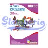 Papel fotográfico brillante A4 - 135g - 100 hojas