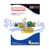 Vinilo Adhesivo Transparente imprimible A4 - 20 hojas